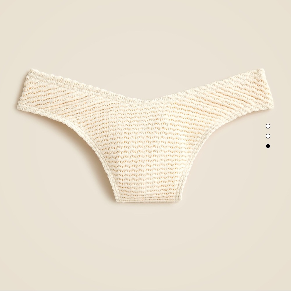 J. Crew Cream Bikini Bottom